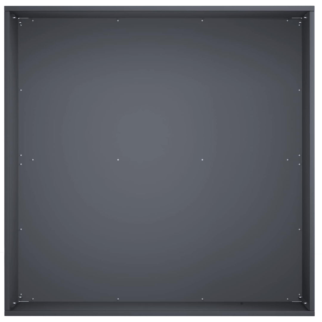 Trädgårdsplanterare Antracit 40 X 40 X 30 Cm Kallvalsat Stål
