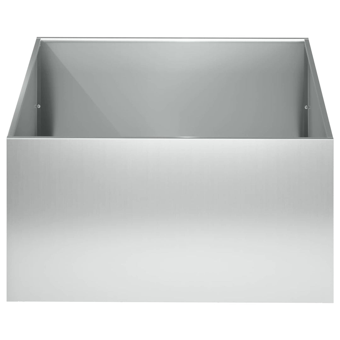 Trädgårdsplanterare Silver 40 X 40 X 30 Cm Galvaniserat Stål