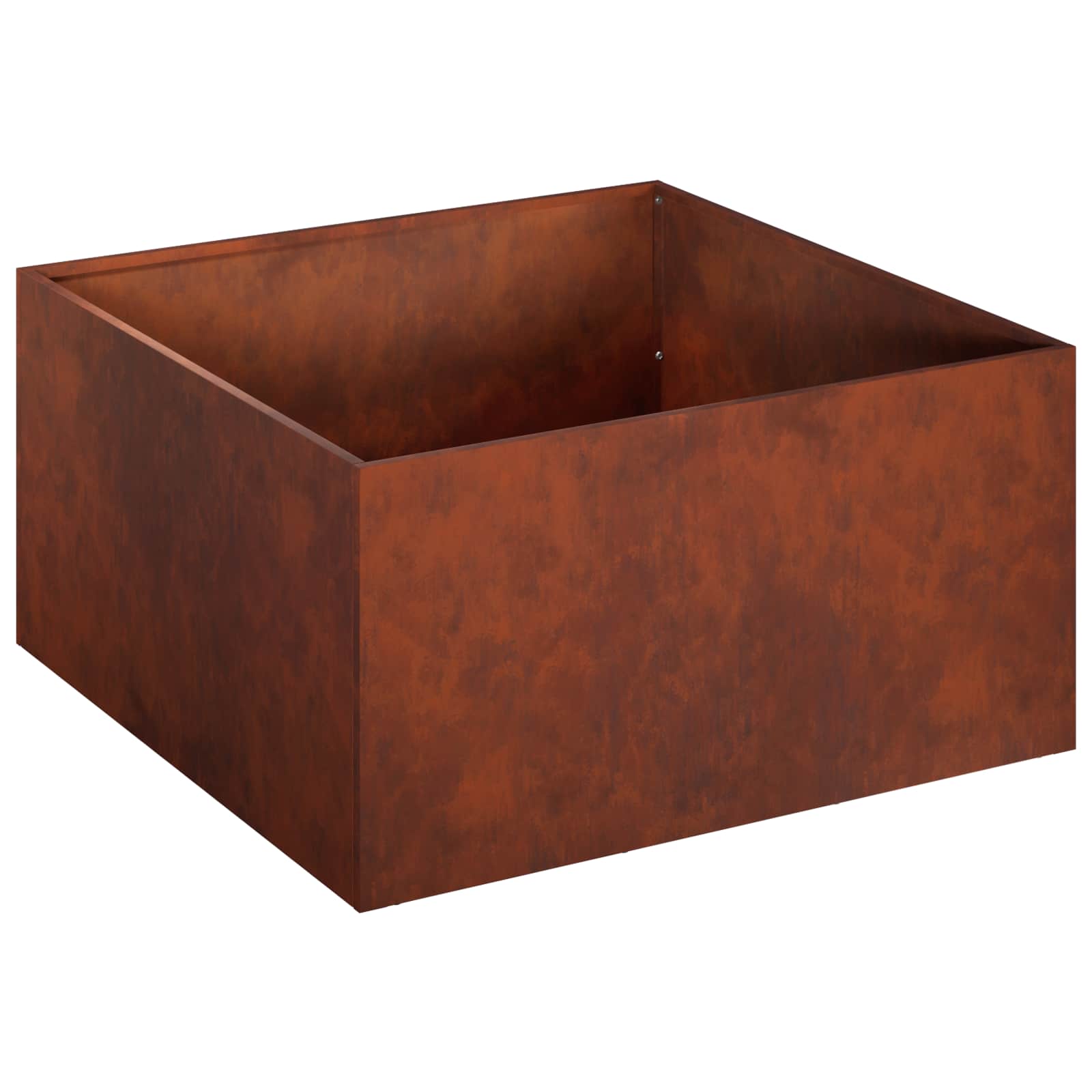 Trädgårdsplanterare Rostig 40 X 40 X 30 Cm Väderbeständig Stål