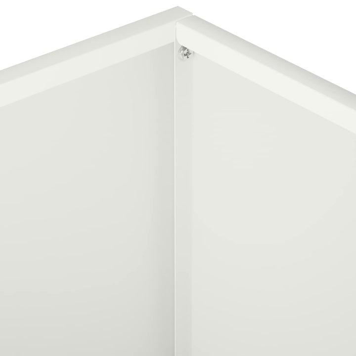 Trädgårdsplanterare Vit 60 X 60 X 30 Cm Kallvalsat Stål