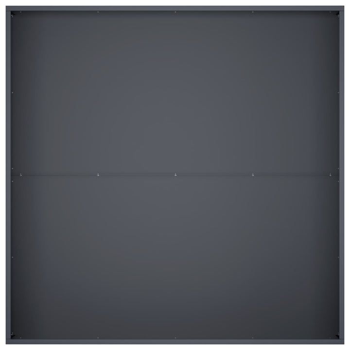 Trädgårdsplanterare Antracit 80 X 80 X 30 Cm Kallvalsat Stål