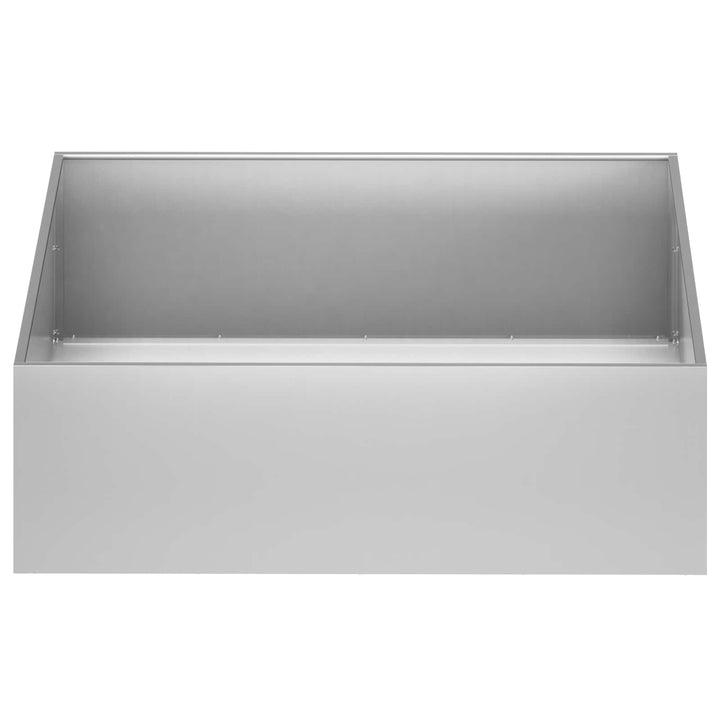 Trädgårdsplanterare Silver 80 X 80 X 30 Cm Galvaniserat Stål