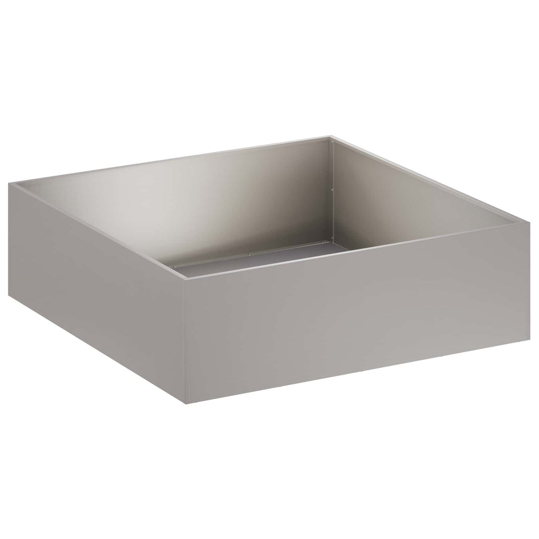 Trädgårdsplanterare Rostig 80 X 80 X 30 Cm Väderbeständig Stål