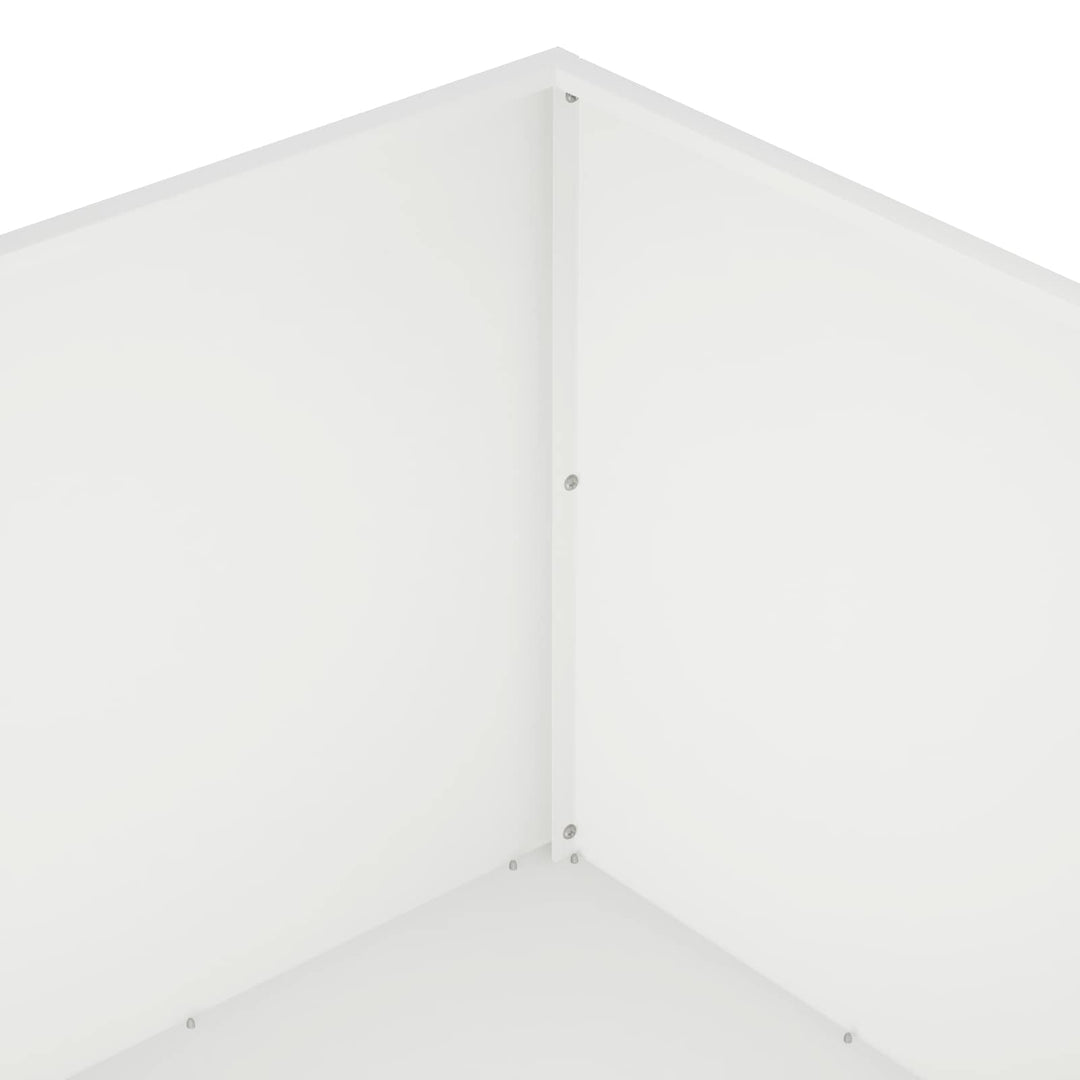 Trädgårdsplanterare 2 St Vit 60 X 60 X 40 Cm Kallvalsat Stål