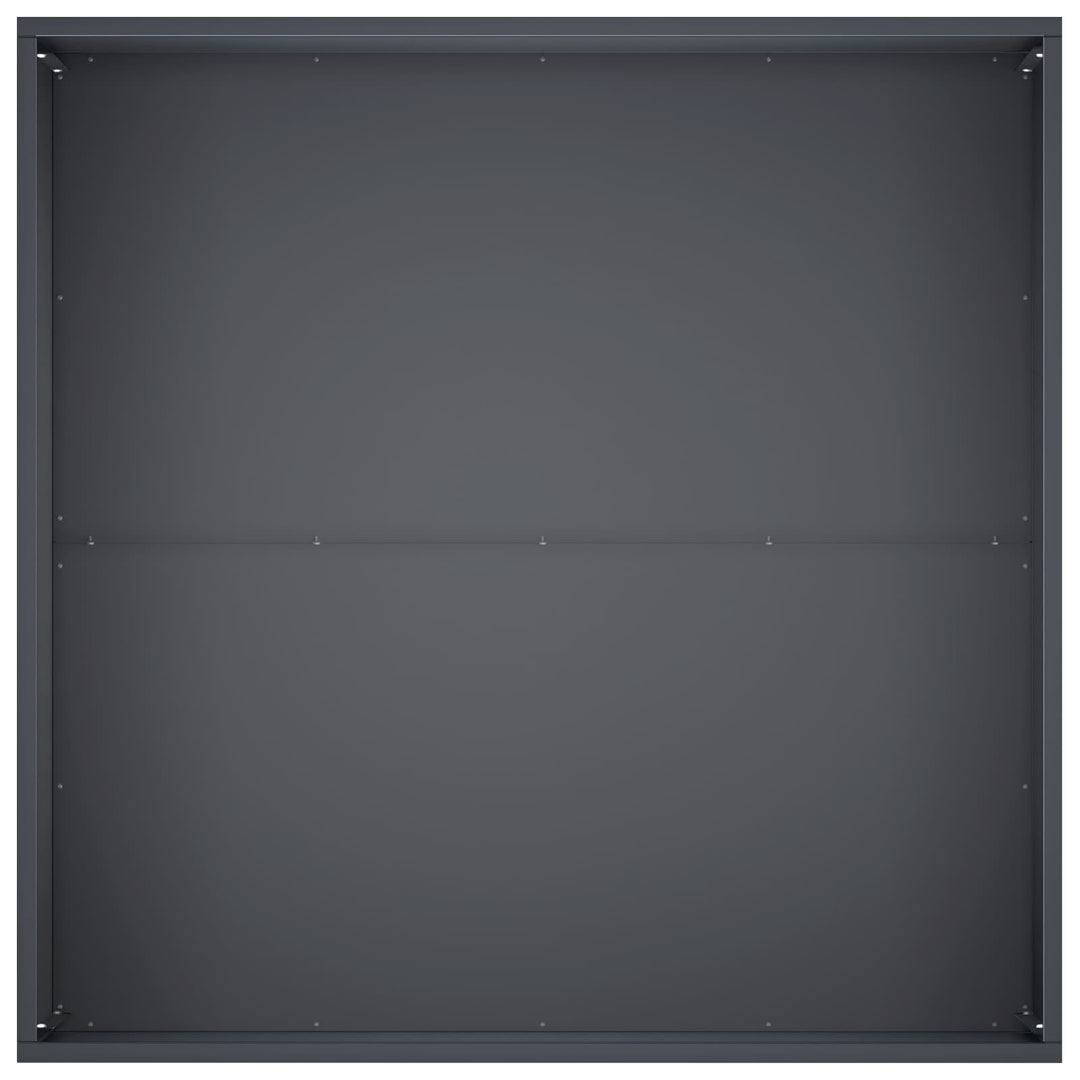 Trädgårdsplanterare Antracit 60 X 60 X 40 Cm Kallvalsat Stål