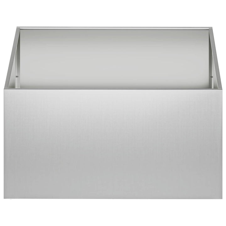 Trädgårdsplanterare 2 St Silver 60 X 60 X 40 Cm