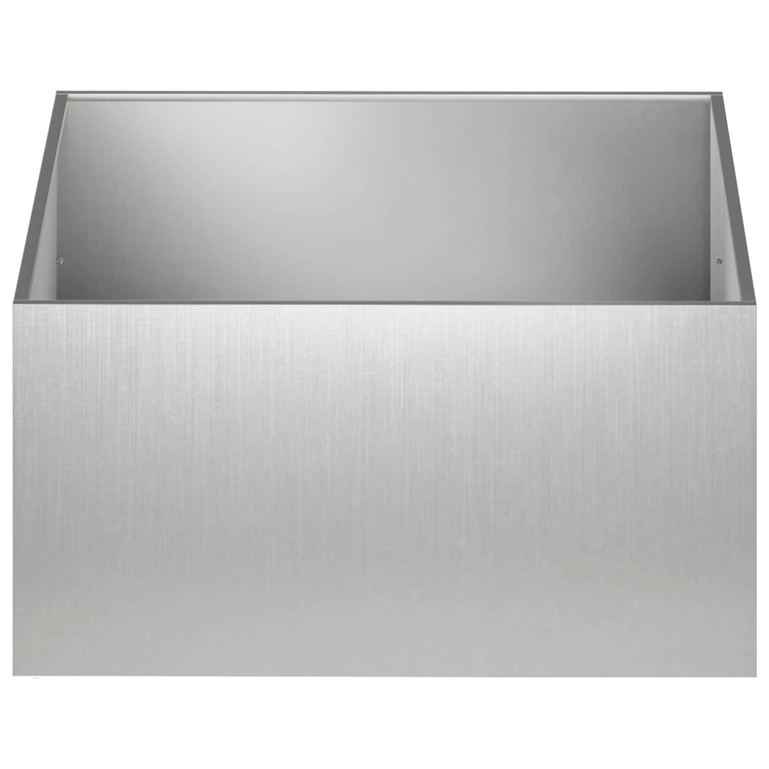 Trädgårdsplanterare Silver 80 X 80 X 40 Cm Rostfritt Stål