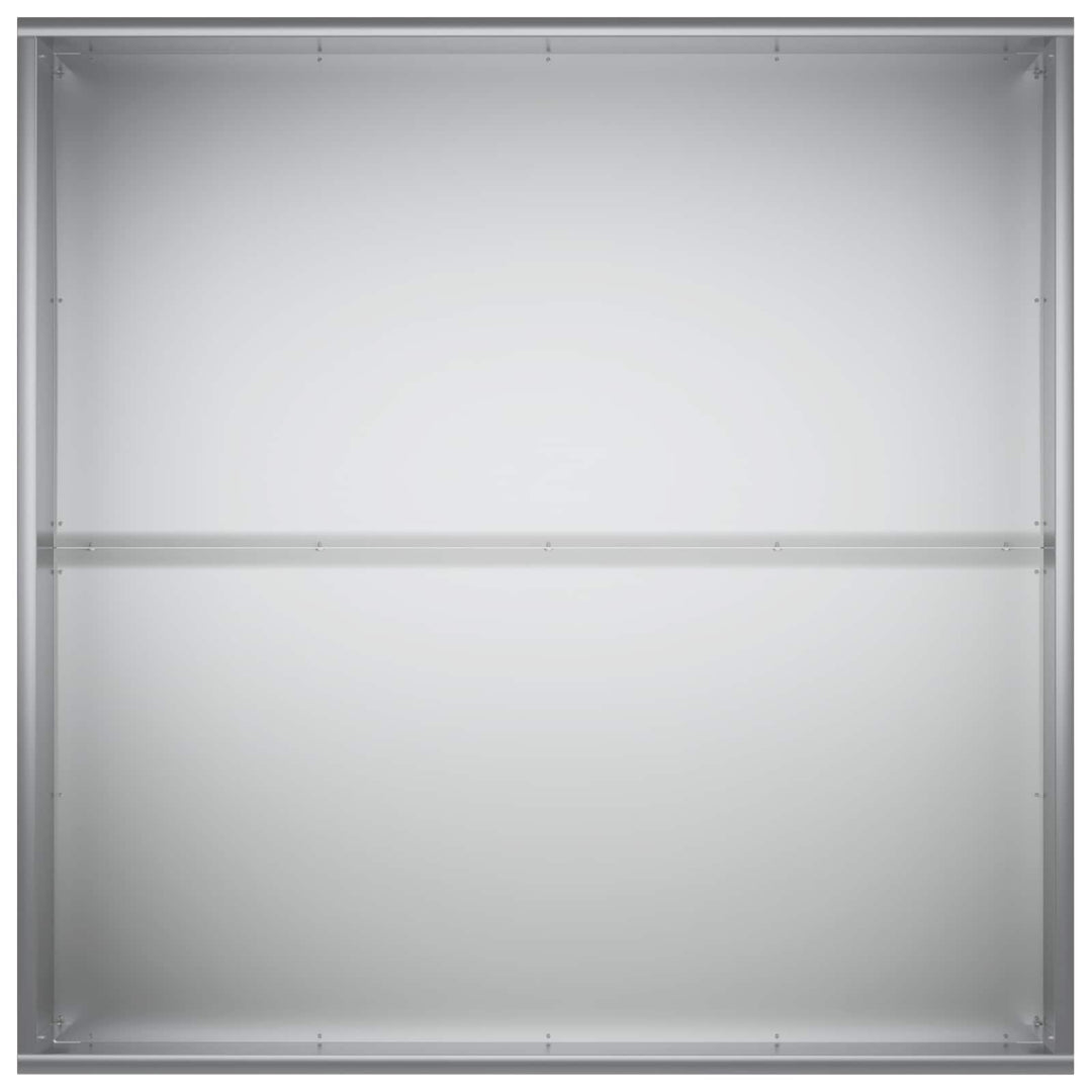 Trädgårdsplanterare Silver 100 X 100 X 40 Cm Galvaniserat Stål