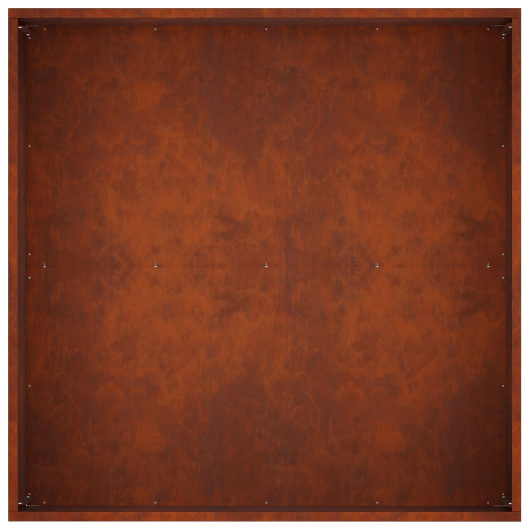 Trädgårdsplanterare Rostig 100 X 100 X 40 Cm