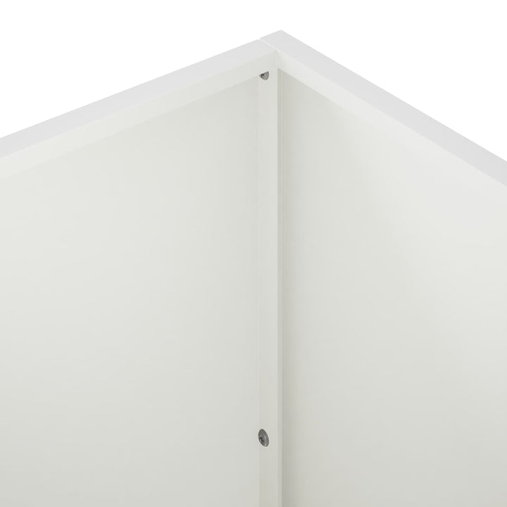 Trädgårdsplanterare 2 St Vit 80 X 40 X 40 Cm Kallvalsat Stål