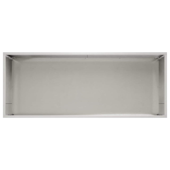 Trädgårdsplanterare 2 St Silver 80 X 40 X 40 Cm Rostfritt Stål