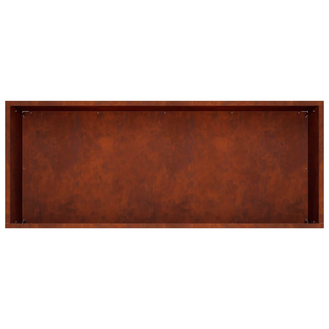 Trädgårdsplanterare Rostig 80 X 40 X 40 Cm Väderbeständig Stål