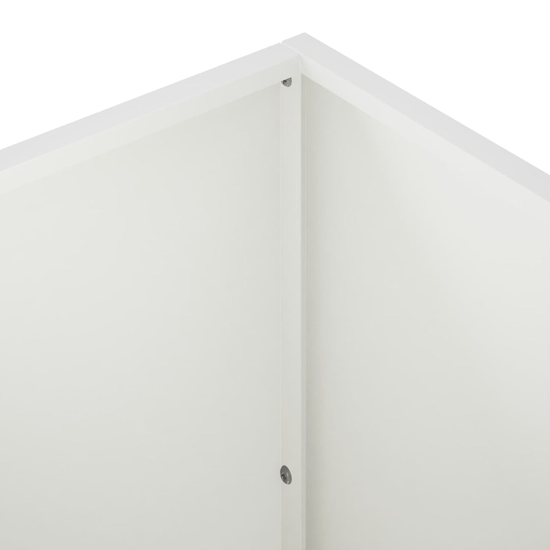 Trädgårdsplanterare Vit 80 X 50 X 50 Cm Kallvalsat Stål