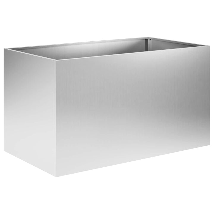 Trädgårdsplanterare Silver 80 X 50 X 50 Cm Galvaniserat Stål