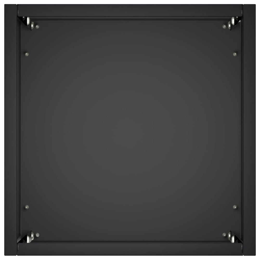 Trädgårdsplanterare Svart 20 X 20 X 40 Cm Kallvalsat Stål