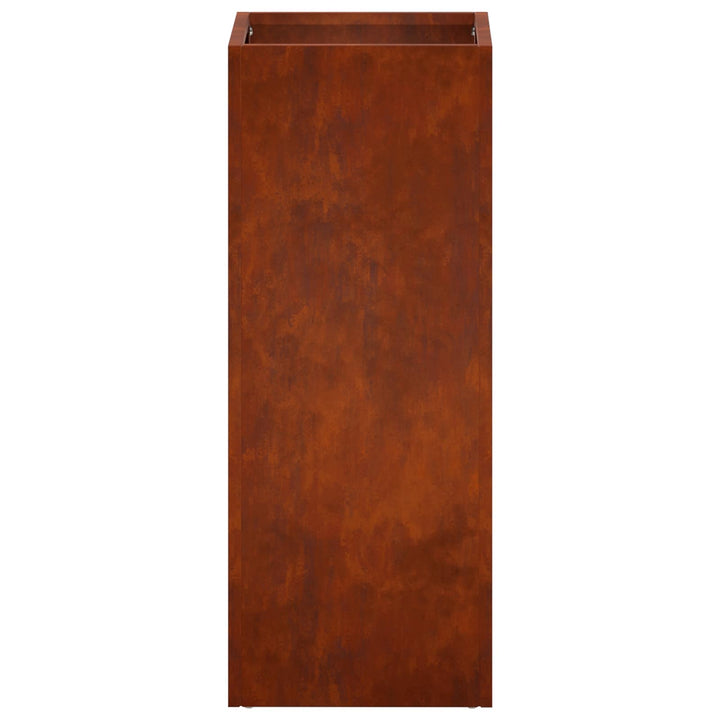 Trädgårdsplanterare 2 St Rostig 20 X 20 X 50 Cm