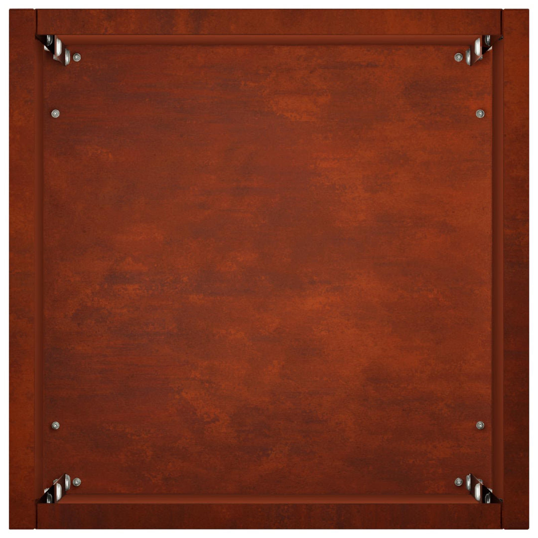 Trädgårdsplanterare Rostig 20 X 20 X 75 Cm Väderbeständig Stål