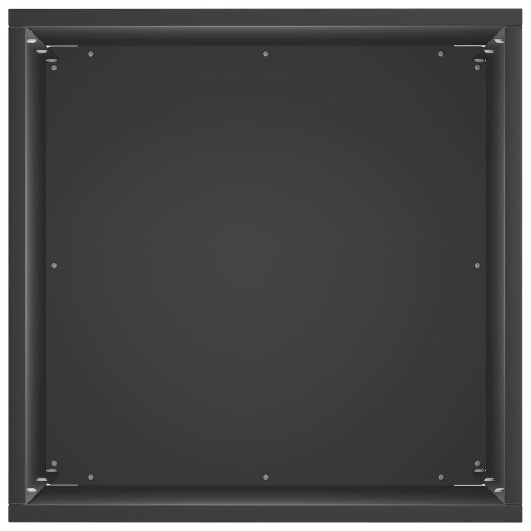 Trädgårdsplanterare Svart 30 X 30 X 50 Cm Kallvalsat Stål