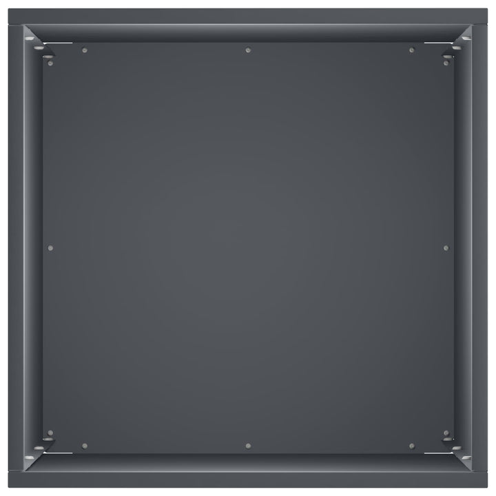 Trädgårdsplanterare Antracit 40 X 40 X 50 Cm Kallvalsat Stål