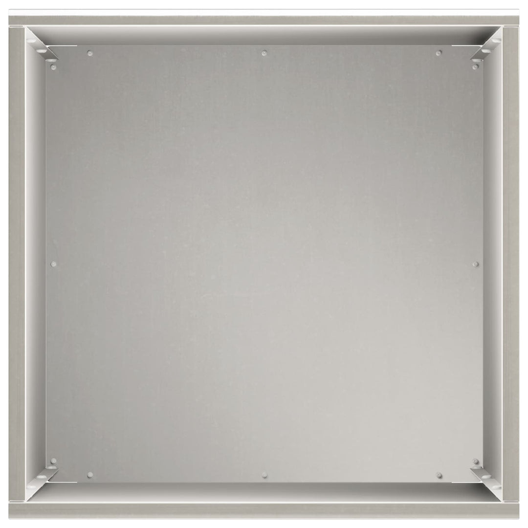 Trädgårdsplanterare Silver 40 X 40 X 50 Cm Rostfritt Stål