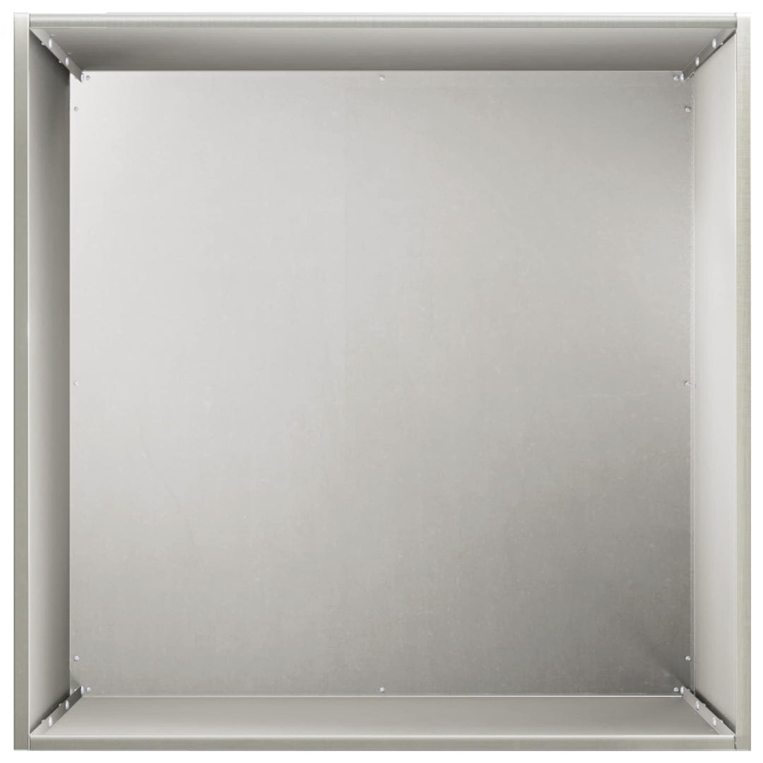 Trädgårdsplanterare Silver 40 X 40 X 75 Cm Rostfritt Stål