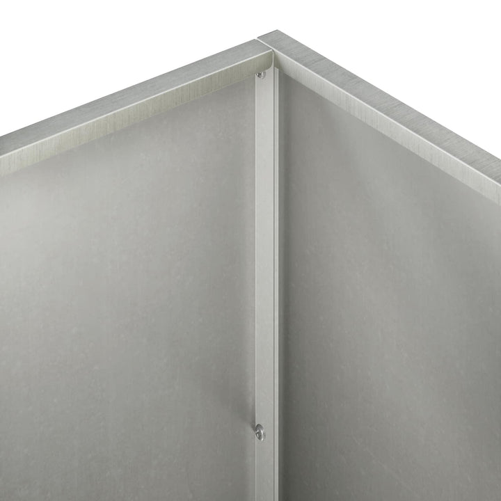 Trädgårdsplanterare 2 St Silver 50 X 50 X 75 Cm Rostfritt Stål
