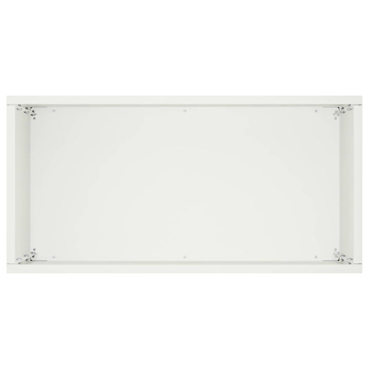 Trädgårdsplanterare 2 St Vit 40 X 20 X 40 Cm Kallvalsat Stål