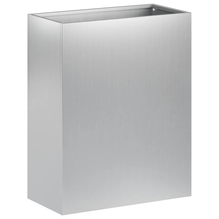 Trädgårdsplanterare 2 St Silver 40 X 20 X 40 Cm