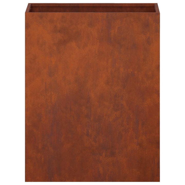 Trädgårdsplanterare Rostig 40 X 20 X 40 Cm Väderbeständig Stål