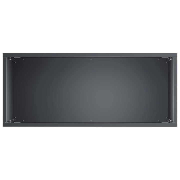 Trädgårdsplanterare Antracit 40 X 20 X 75 Cm Kallvalsat Stål