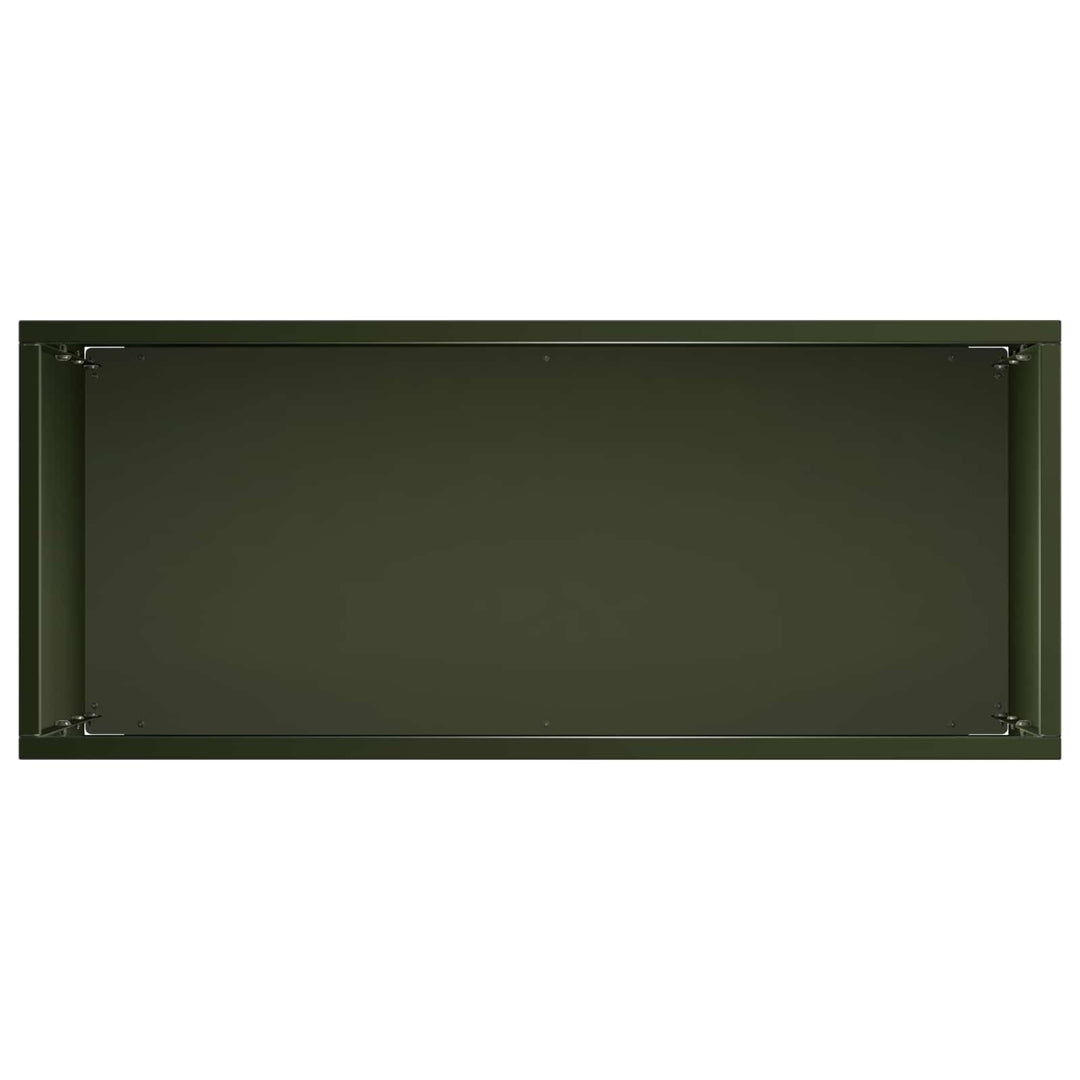 Trädgårdsplanterare 2 St Olivgrön 40 X 20 X 75 Cm