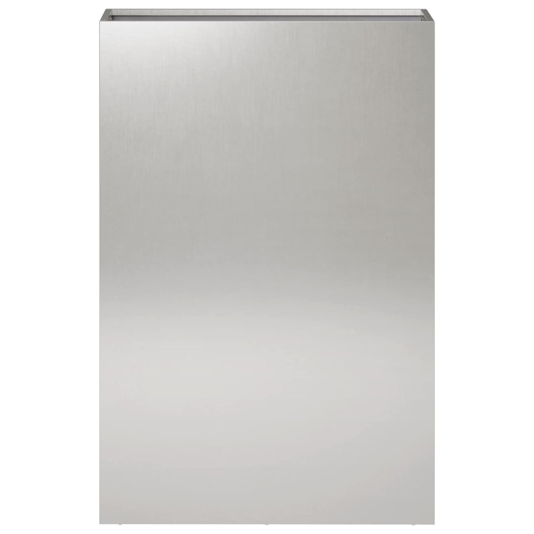 Trädgårdsplanterare Silver 40 X 20 X 75 Cm Rostfritt Stål