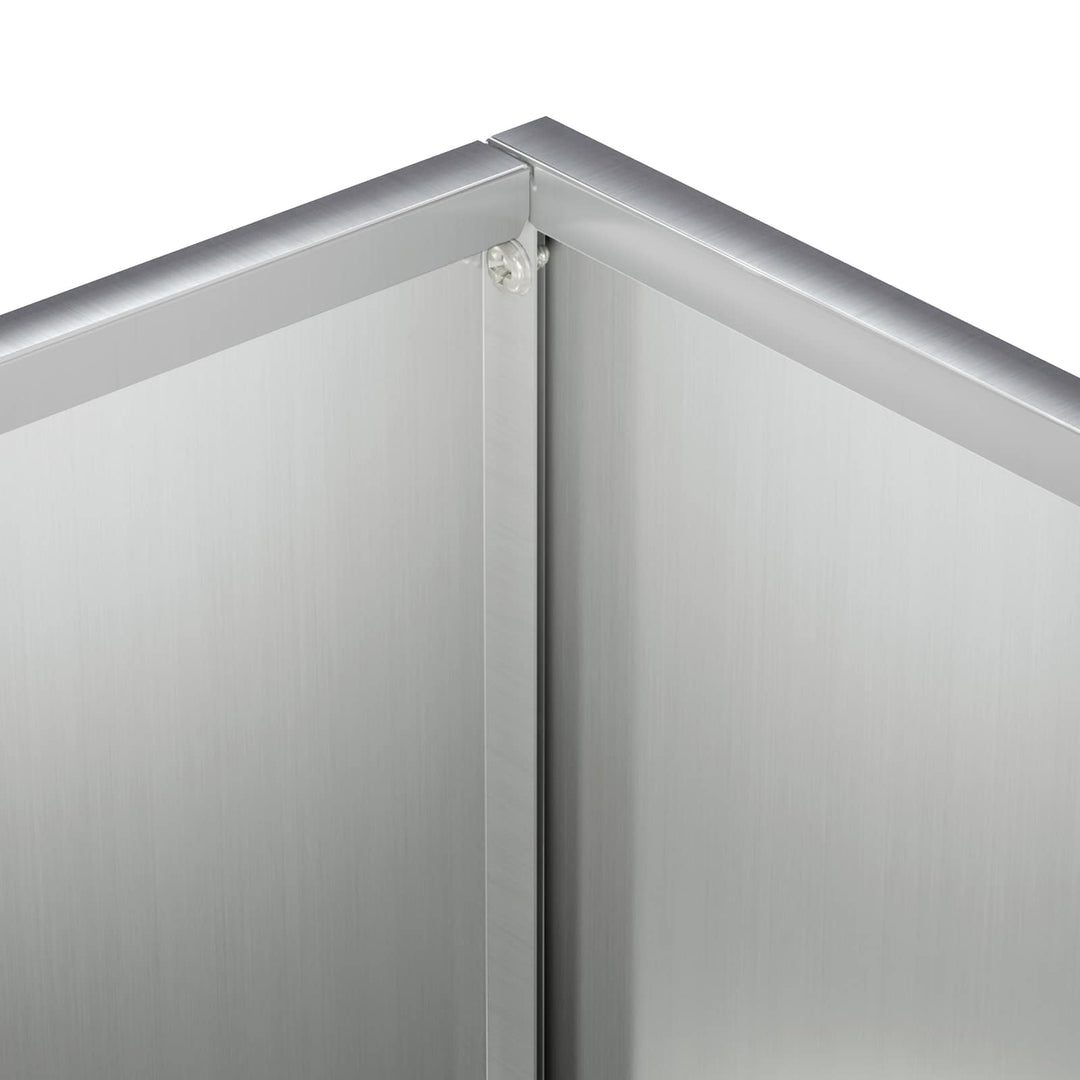 Trädgårdsplanterare 2 St Silver 40 X 20 X 75 Cm