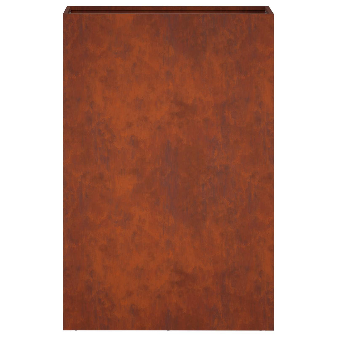Trädgårdsplanterare Rostig 40 X 20 X 75 Cm Väderbeständig Stål