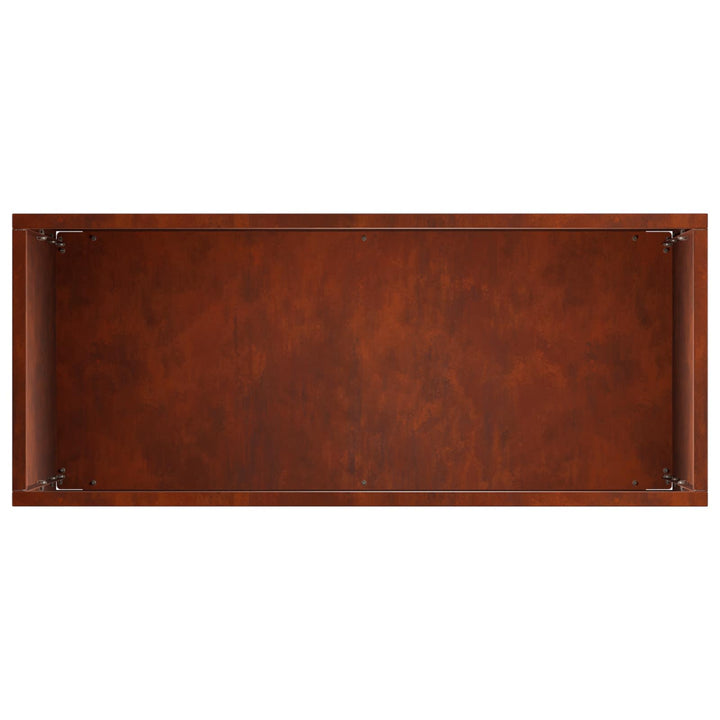 Trädgårdsplanterare 2 St Rostig 40 X 20 X 75 Cm