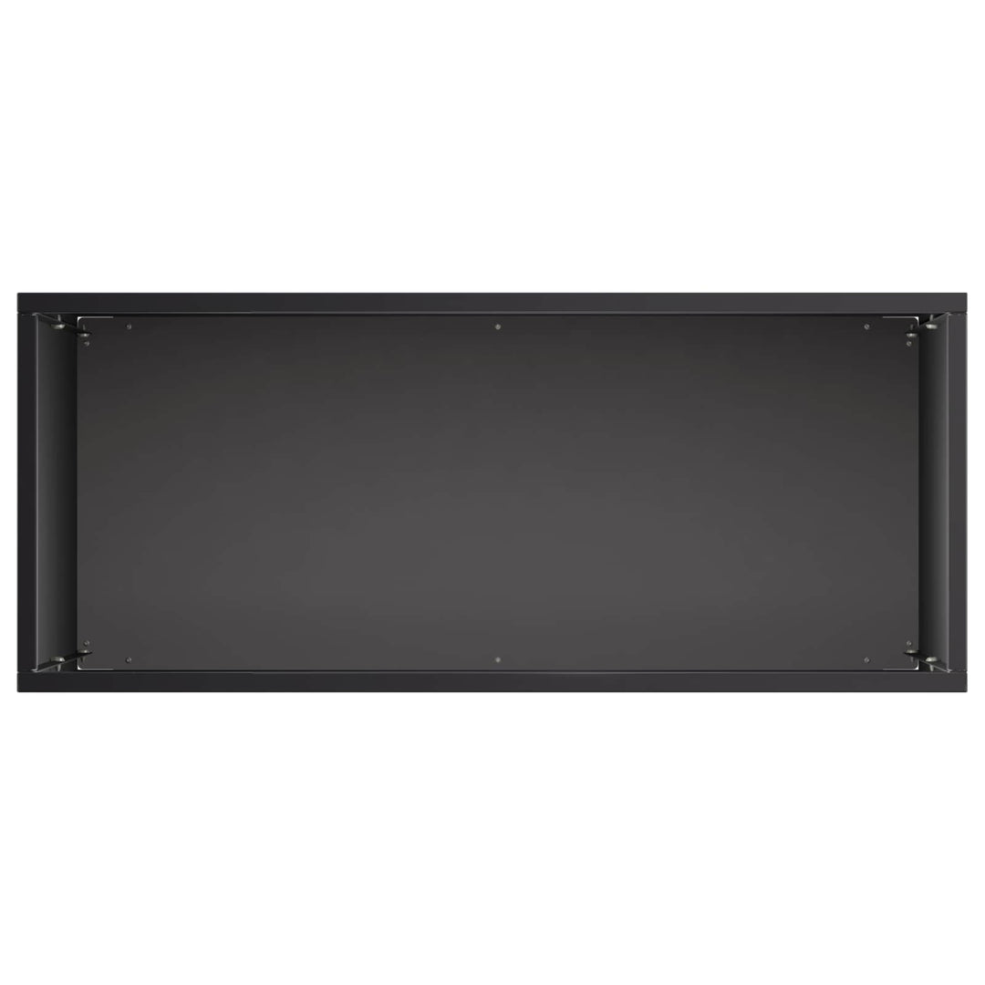 Trädgårdsplanterare Svart 50 X 20 X 40 Cm Kallvalsat Stål