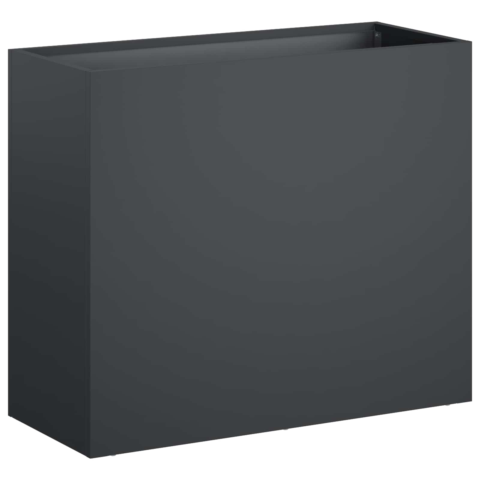 Trädgårdsplanterare Antracit 50 X 20 X 40 Cm Kallvalsat Stål