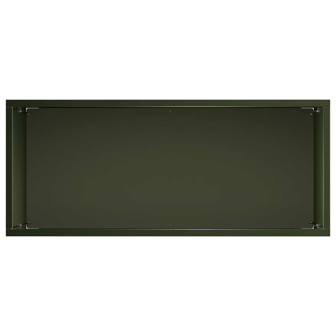 Trädgårdsplanterare 2 St Olivgrön 50 X 20 X 40 Cm