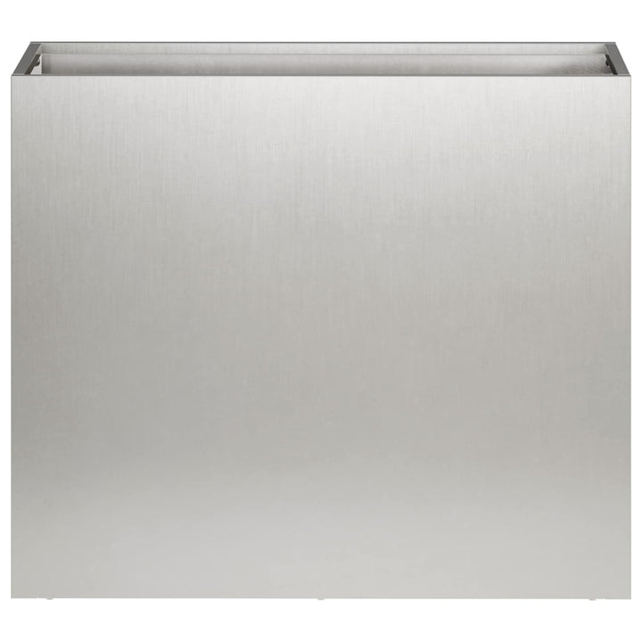 Trädgårdsplanterare Silver 50 X 20 X 40 Cm Rostfritt Stål