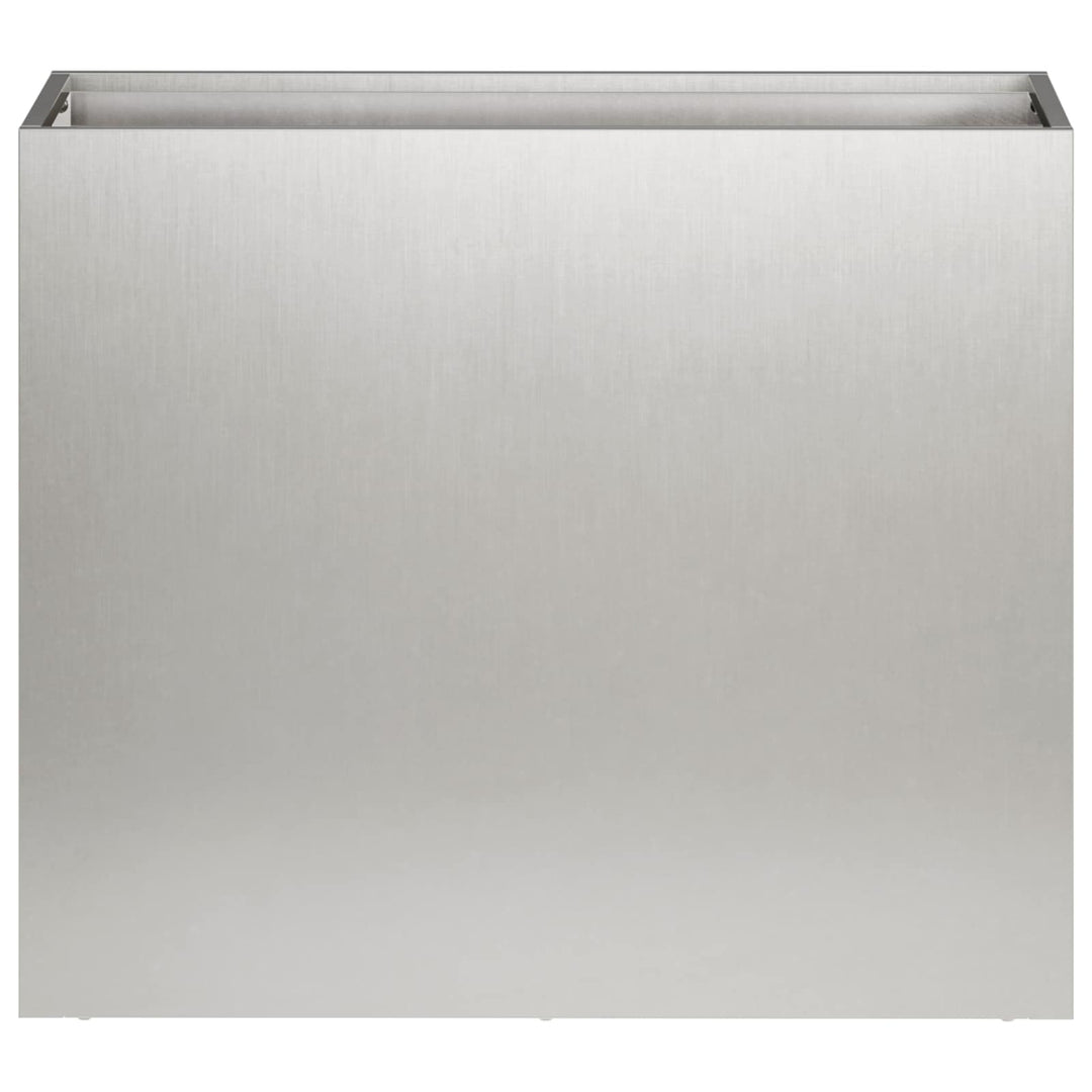 Trädgårdsplanterare Silver 50 X 20 X 40 Cm Rostfritt Stål