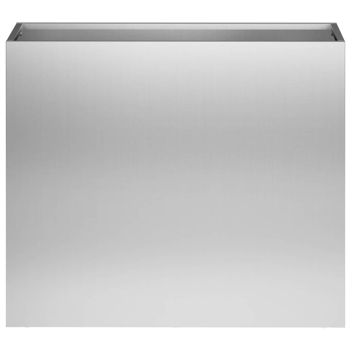 Trädgårdsplanterare Silver 50 X 20 X 40 Cm Galvaniserat Stål