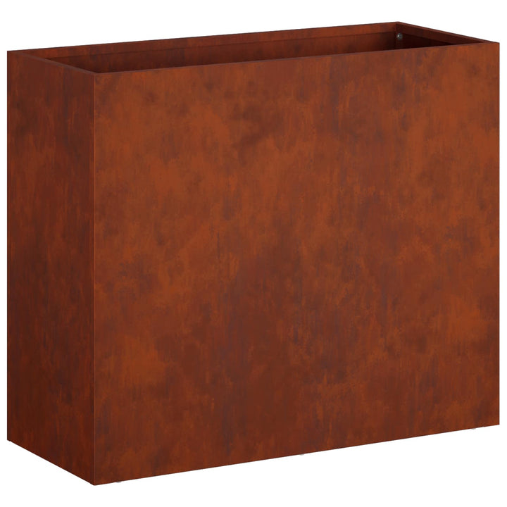 Trädgårdsplanterare Rostig 50 X 20 X 40 Cm Väderbeständig Stål