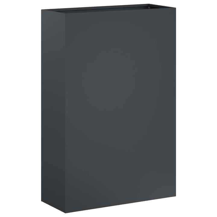 Trädgårdsplanterare Antracit 50 X 20 X 75 Cm Kallvalsat Stål