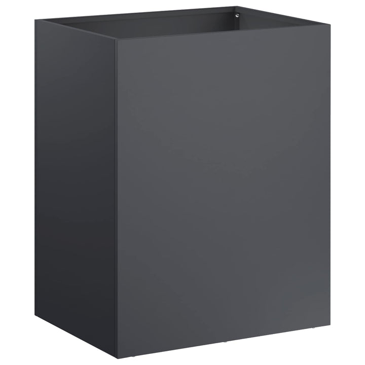 Trädgårdsplanterare Antracit 40 X 30 X 40 Cm Kallvalsat Stål