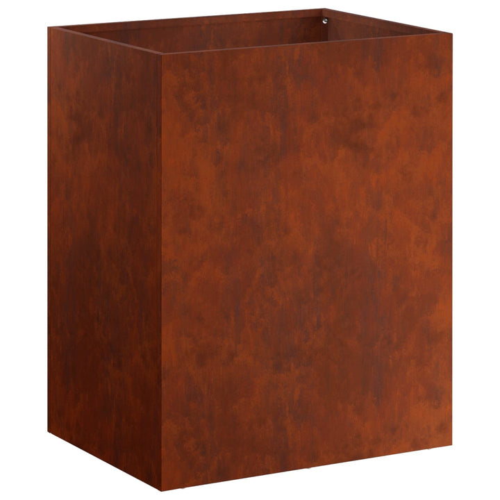 Trädgårdsplanterare Rostig 40 X 30 X 40 Cm Väderbeständig Stål