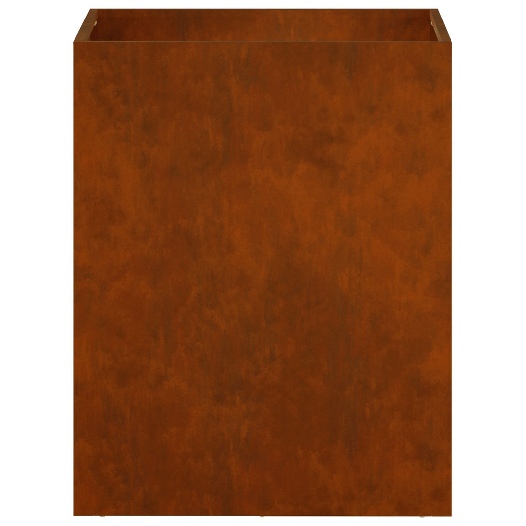 Trädgårdsplanterare Rostig 40 X 30 X 50 Cm Väderbeständig Stål