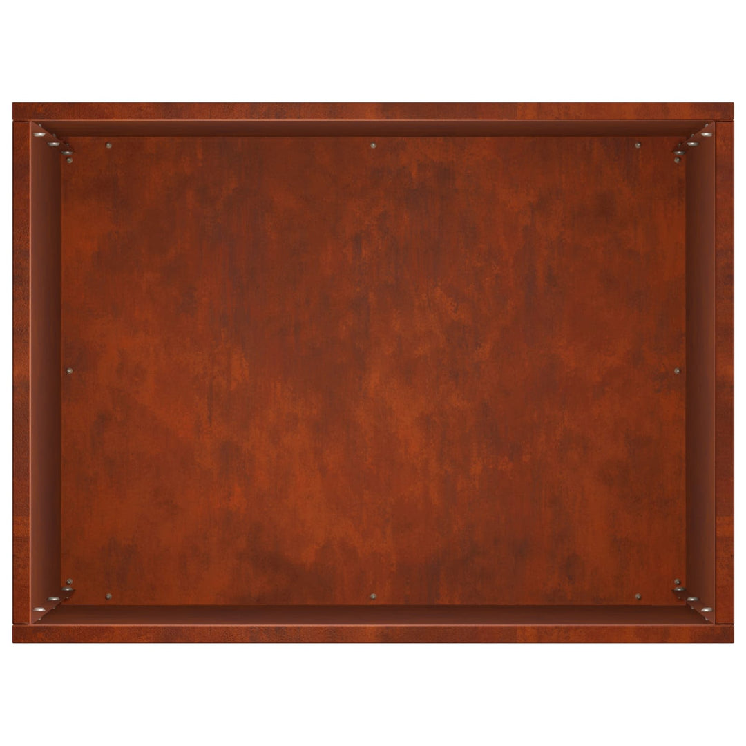Trädgårdsplanterare Rostig 40 X 30 X 50 Cm Väderbeständig Stål