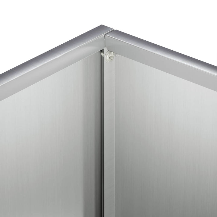 Trädgårdsplanterare 2 St Silver 40 X 30 X 75 Cm