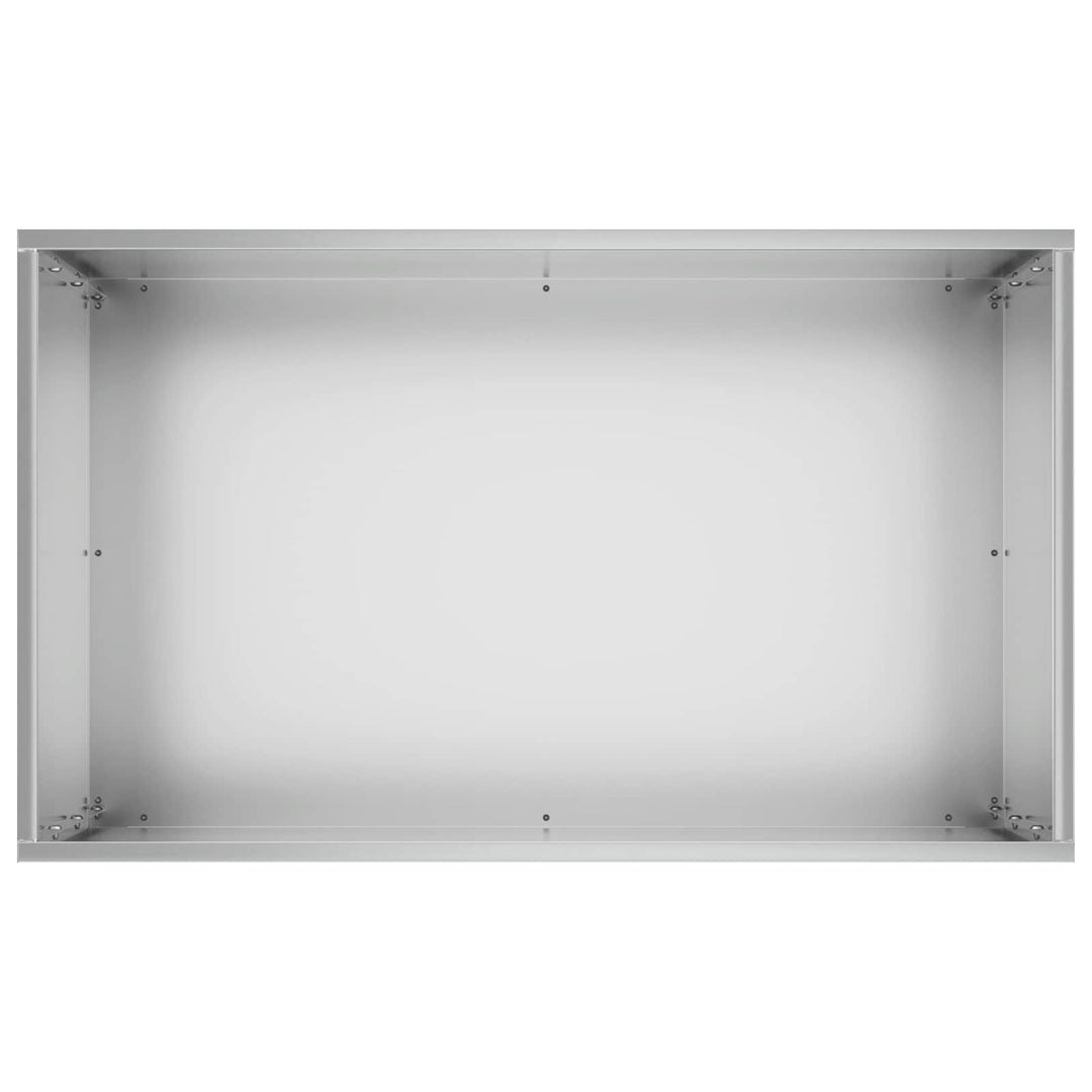 Trädgårdsplanterare 2 St Silver 40 X 30 X 75 Cm