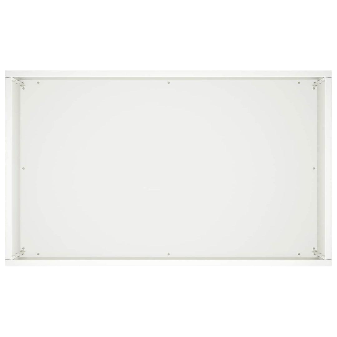 Trädgårdsplanterare Vit 50 X 30 X 40 Cm Kallvalsat Stål